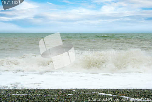 Image of solar sea beach