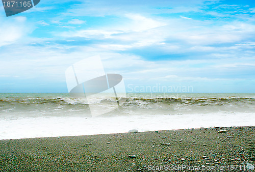 Image of solar sea beach