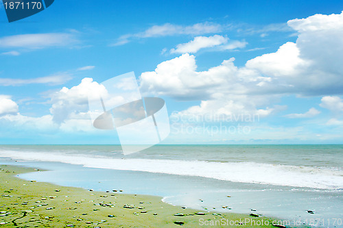 Image of solar sea beach