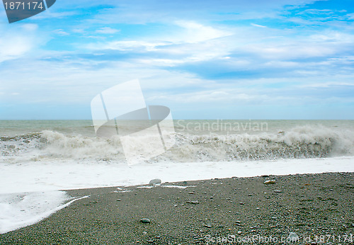 Image of solar sea beach