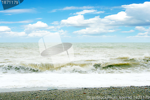 Image of solar sea beach