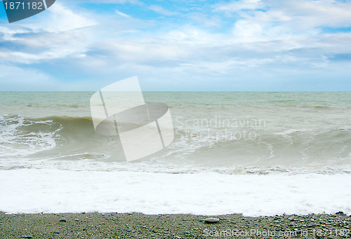 Image of solar sea beach