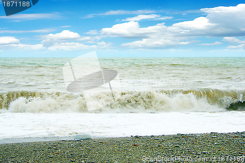 Image of solar sea beach