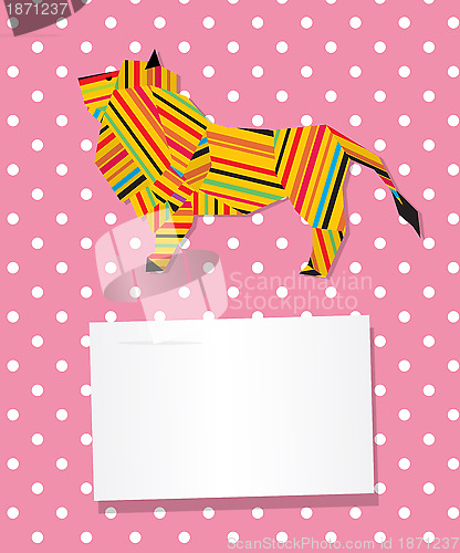 Image of Lion card