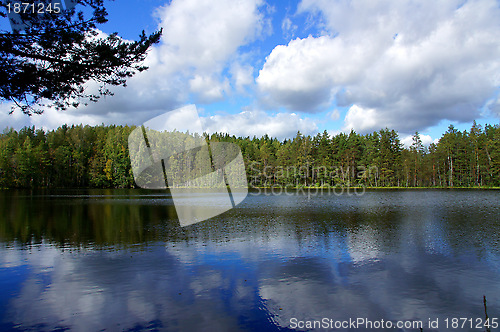 Image of Landscape with lake