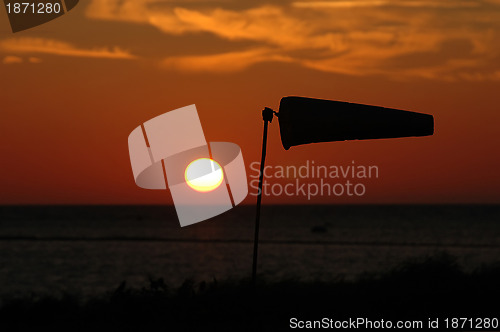 Image of sunset at seaside