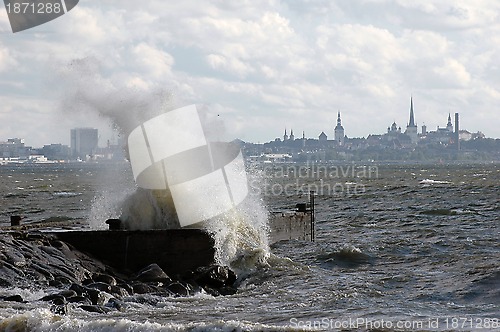 Image of Storm on sea