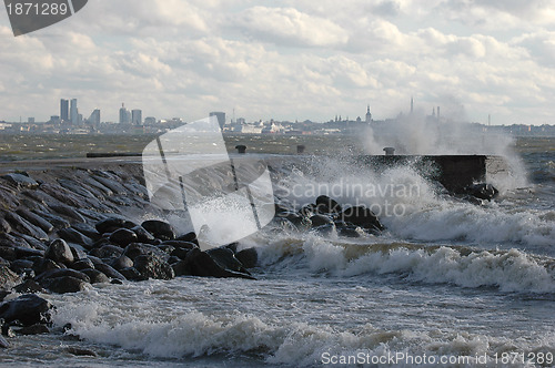 Image of Storm on sea