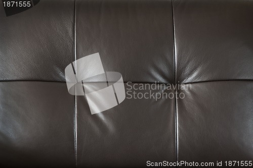 Image of Leather furniture closeup