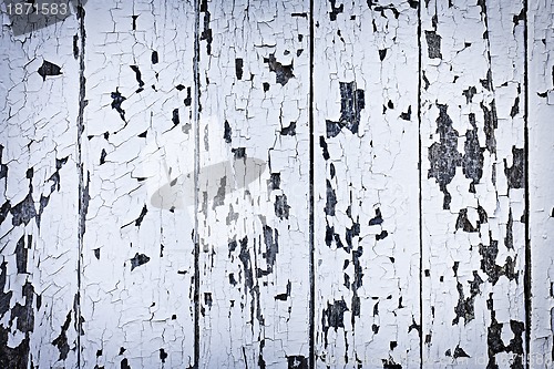 Image of Old painted wood background