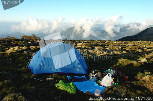 Image of Camping on the top of mountains