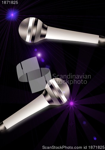 Image of two Microphone