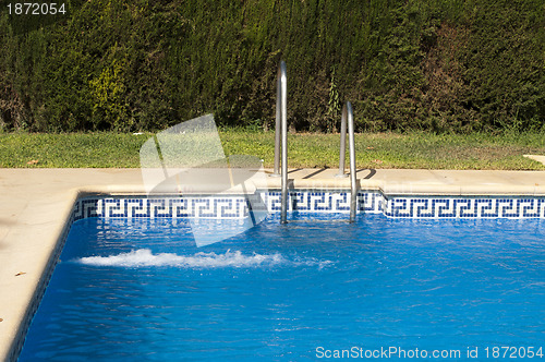 Image of Swimming pool and pillar