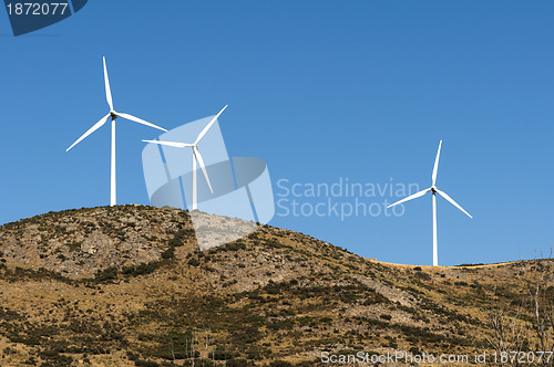 Image of Wind generators on the top
