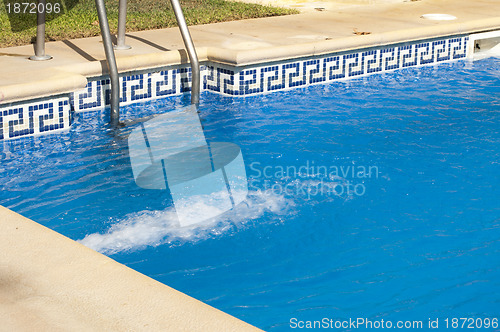 Image of Swimming pool and pillar