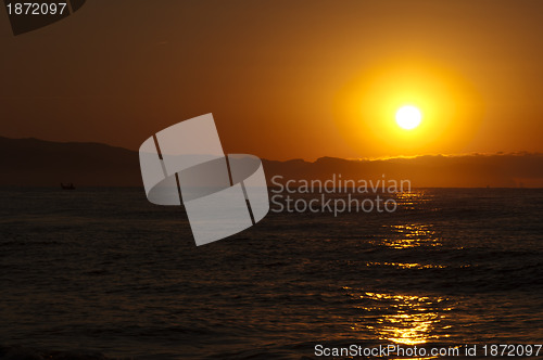 Image of Horizon sunrise at sea