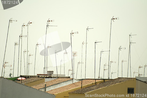 Image of Houses and antennas