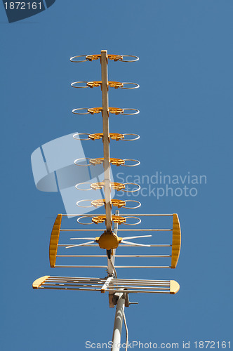 Image of Antenna on a blue sky