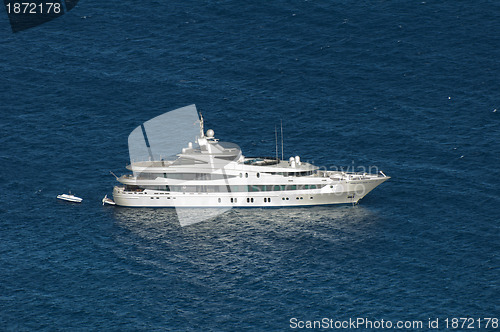 Image of Luxury yacht in the sea