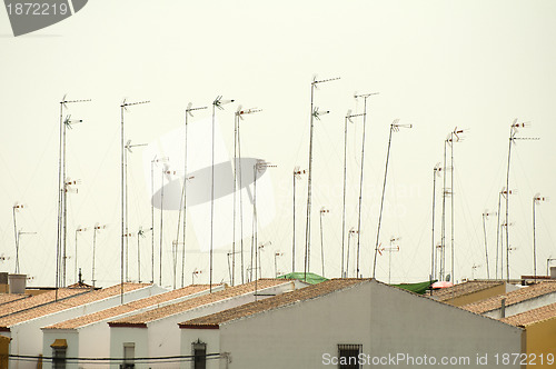 Image of Houses and antennas