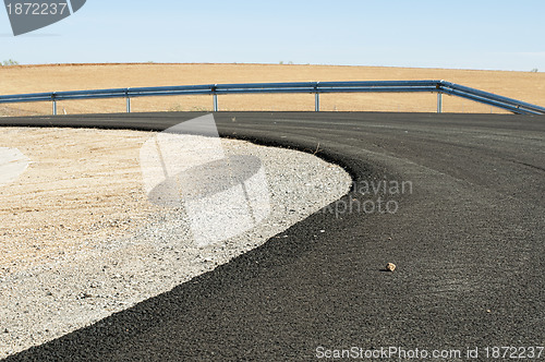 Image of New asphalt highway road