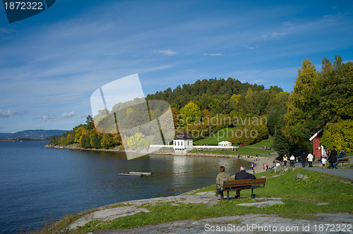 Image of Hvervenbukta sunday afternoon