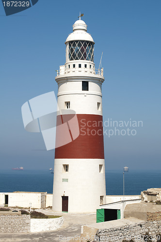 Image of View of the port light of Gibraltar