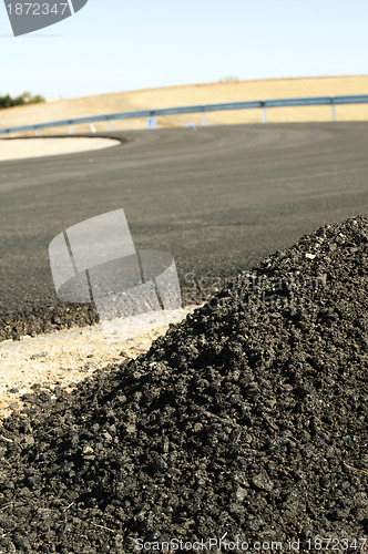 Image of Asphalt and asphalting the road