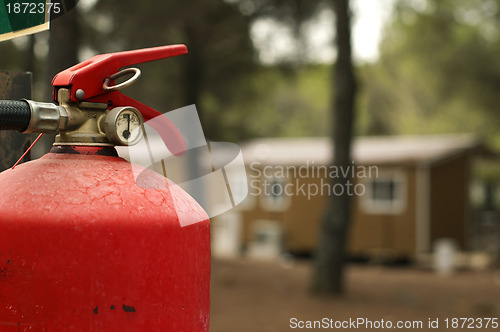 Image of Fire extinguisher and mobile homes