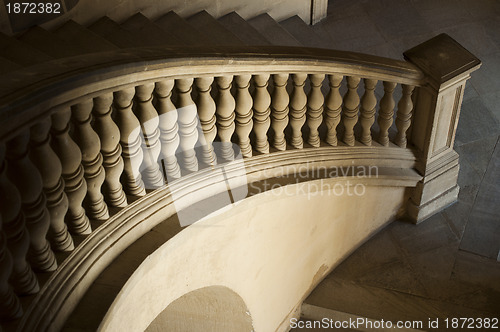Image of Ancient Castle curved stairs