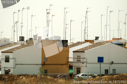 Image of Houses and antennas