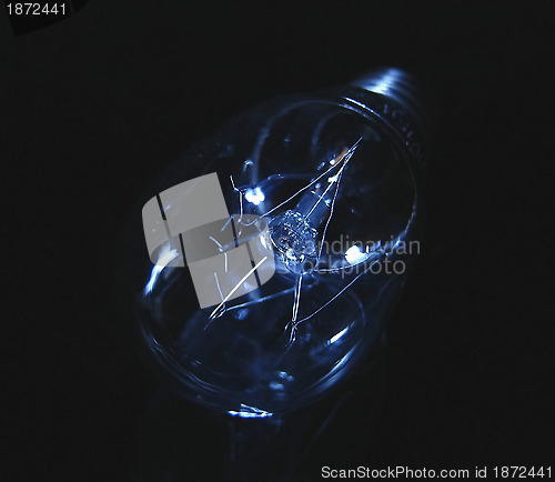 Image of Blue lamp
