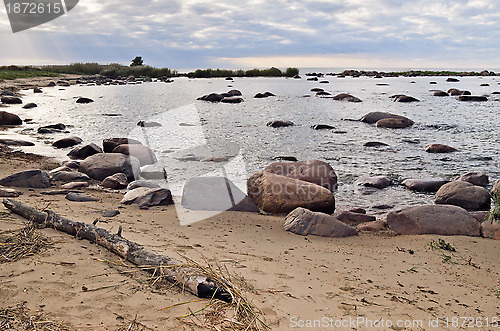 Image of Stones on coast of Baltic sea