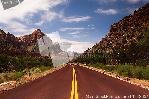 Image of The empty road