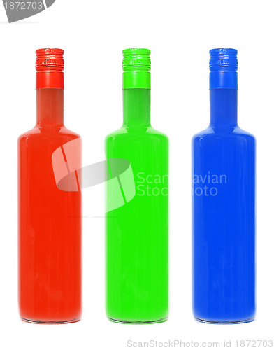 Image of RGB bottles