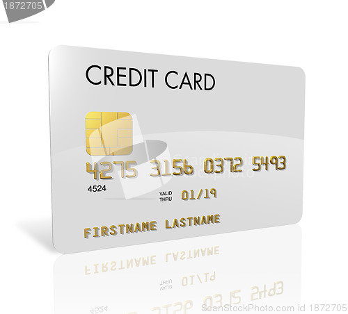 Image of White credit card