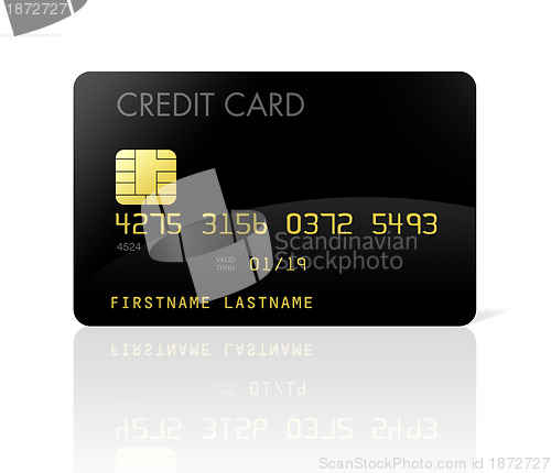 Image of Black credit card