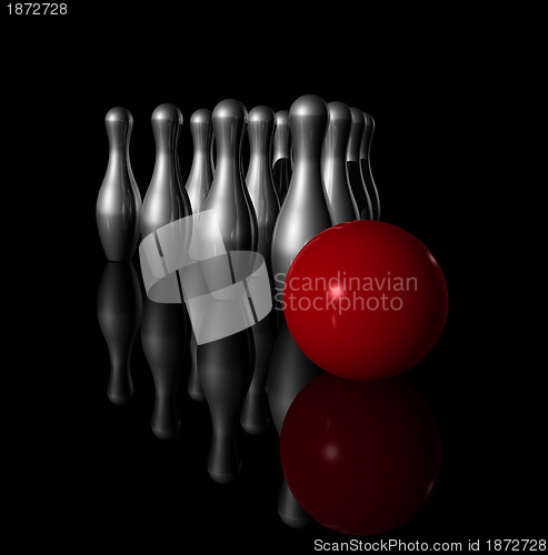 Image of 3D bowling