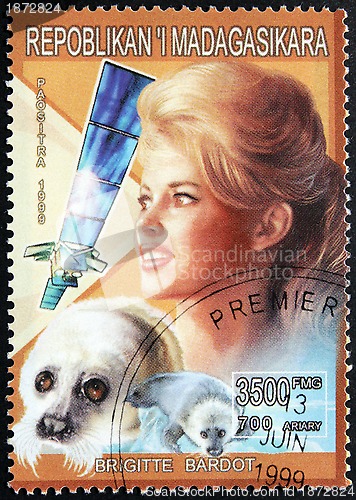 Image of Brigitte Bardot Stamp