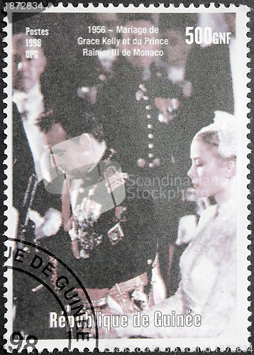 Image of Grace Kelly and Prince Rainier III