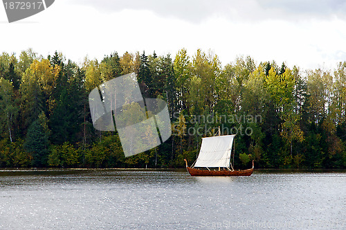 Image of Landscape with a boat