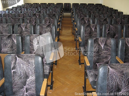 Image of Conference room with dark chairs