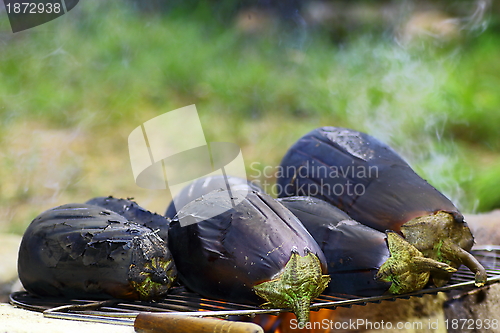 Image of vegetables on grill