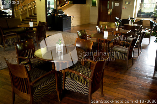 Image of Luxurious dining area of a hotel