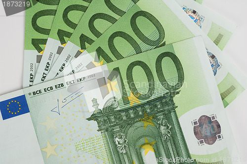 Image of euro banknotes
