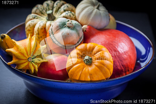 Image of Pumpkins in the bowl