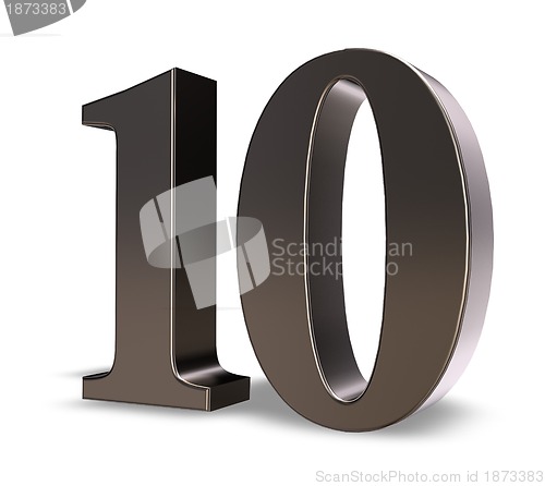 Image of number ten