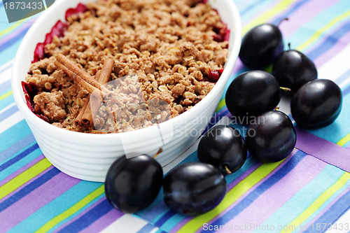 Image of baked plums