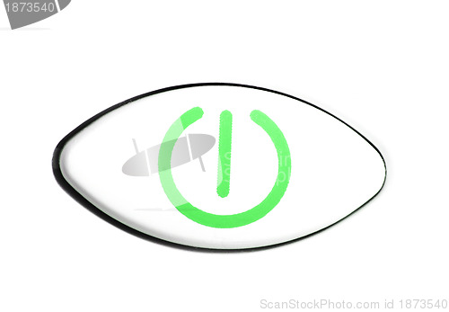 Image of Power button.