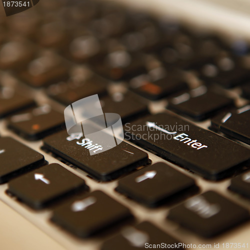 Image of laptop keyboard